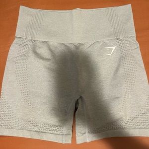 Gymshark viral seamless shorts. Light gray. Perfect condition